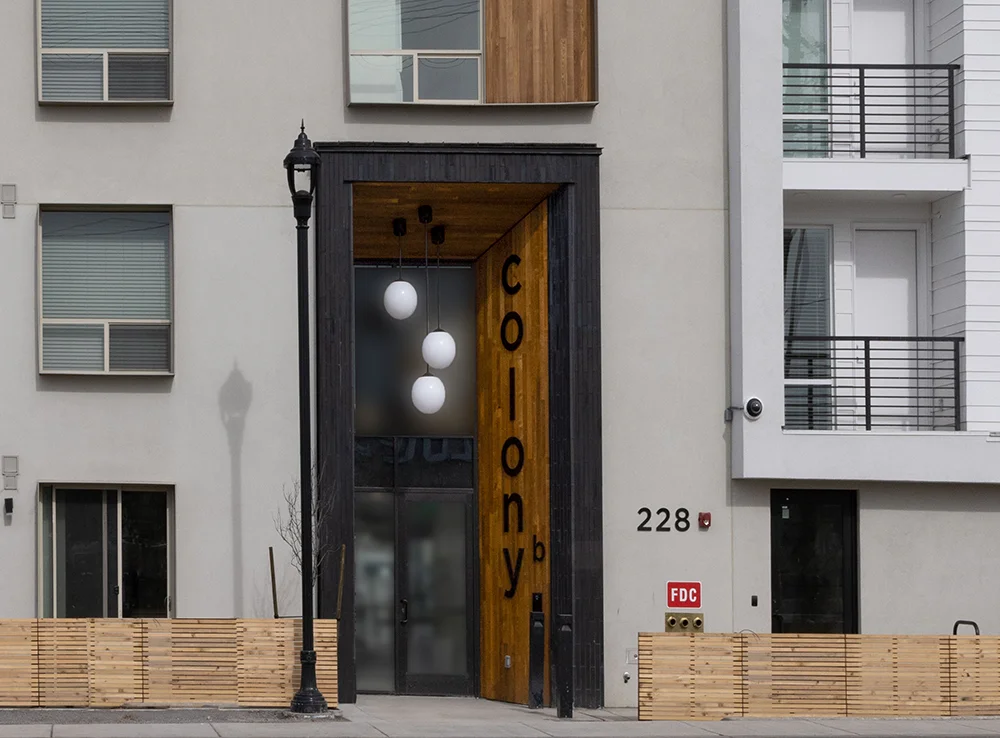 exterior shot - Colony B